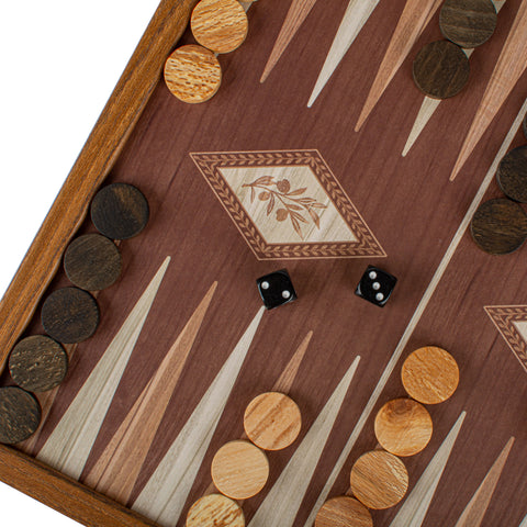CLASSIC STYLE - 2 in 1 Combo Game - Chess/Backgammon (Small)