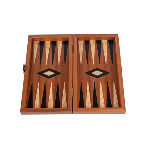 MAHOGANY Chess & Backgammon Board in black color