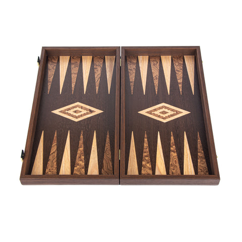 WENGE & WALNUT BURL Backgammon